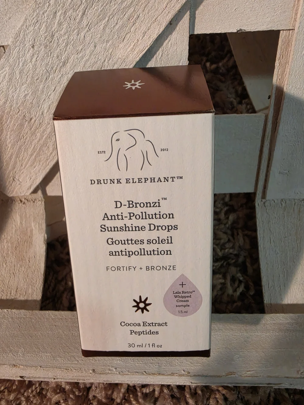 Drunk Elephant D-Bronzi Anti-Pollution Sunshine Drops - Bronze/White